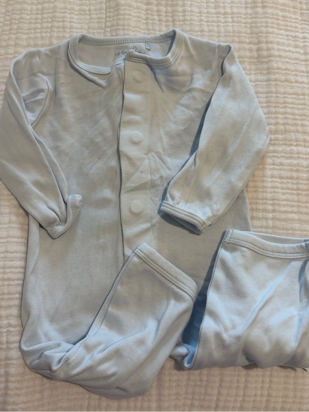 Magnetic Me Light Blue Baby One-Piece